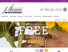 Tablet Screenshot of jthomasjewelers.com